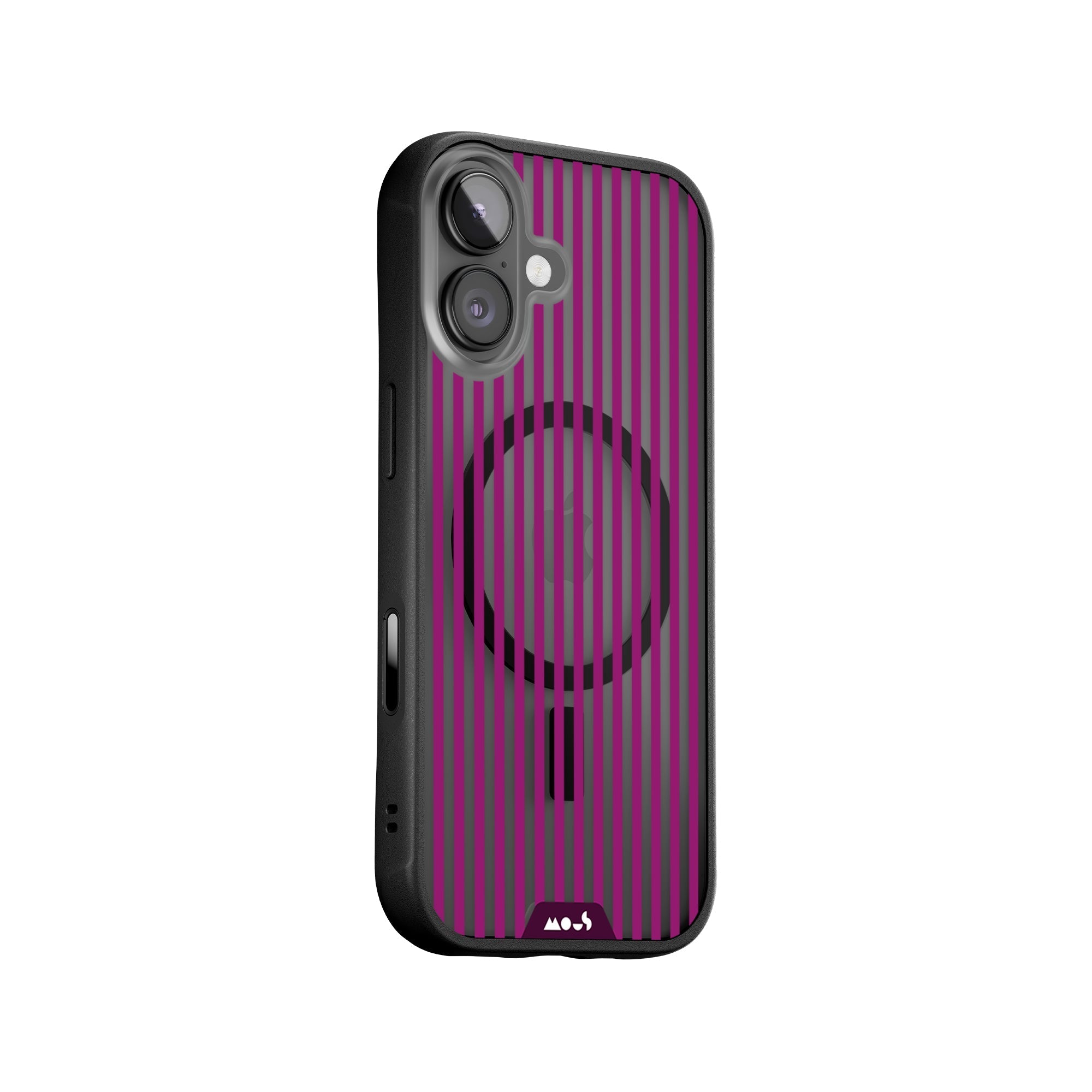 Mulberry Protective Phone Case - Pinstripe MagSafe