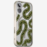 Green Tree Python Protective Phone Case - Serpent MagSafe